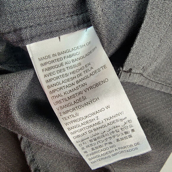 Calvin Klein Slim Fit Gray Cool Striped Button-Down Shirt Men's Size XL - Picture 6 of 7